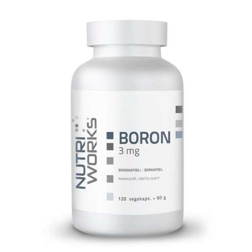 NUTRI WORKS Boron 3mg 120 cps
